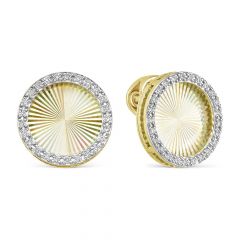 Пусеты из золота PRESTIGE c бриллиантами С-2754-03