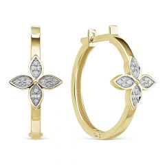 Серьги из золота PRESTIGE c бриллиантами С-1720-03