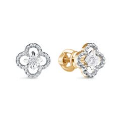 Золотые Пусеты С03370-320 Империал