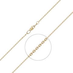 Цепь из лимонного золота (плетение якорное) 21-0813-040-1130-17 Platina Jewelry