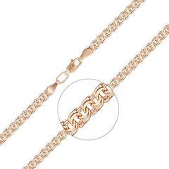 Цепь из красного золота (плетение бисмарк) 21-2705-060-1110-19 Platina Jewelry