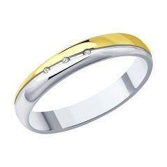 Кольцо 87010087 №22 14 серебро Sokolov