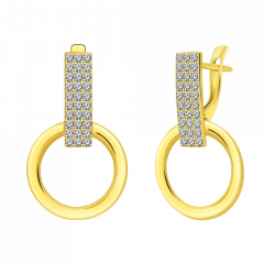 Золотые серьги л20974 Атолл