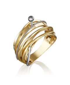 Кольцо из лимонного золота 01-5101-00-000-1130-48 Platina Jewelry