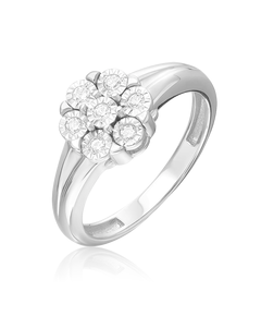 Кольцо из белого золота с бриллиантами 01-5737-00-101-1120 Platina Jewelry