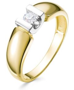Кольцо из желтого золота ЛЕТО 541-1300 c бриллиантами