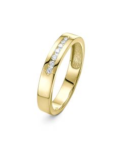 Кольцо из желтого золота ЛЕТО 403-1100 c бриллиантами