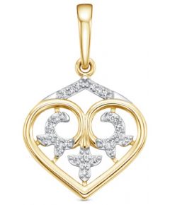 Подвеска из золота IMPERIAL c бриллиантом п3079-0320