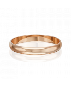 Обручальное кольцо из красного золота 01-3917-00-000-1110-11 Platina Jewelry