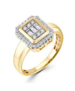 Кольцо из желтого золота ЛЕТО 1113-1320