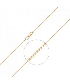 Цепь из лимонного золота (плетение якорное) 21-0813-030-1130-17  Platina Jewelry
