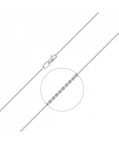 Цепь из белого золота (плетение якорное) 21-0811-030-1120-17 Platina Jewelry