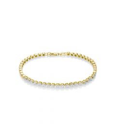 Браслет из желтого золота ЛЕТО c бриллиантами 805-4300