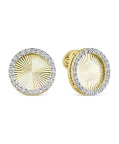 Пусеты из золота PRESTIGE c бриллиантами С-2754-03