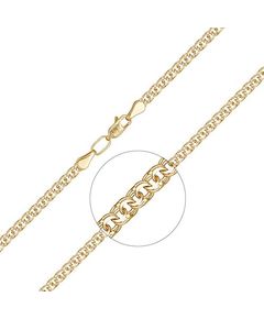 Цепь из лимонного золота (плетение бисмарк) 21-2713-050-1130-19 Platina Jewelry