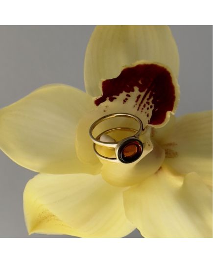 Серебряное Кольцо R9186ZK Sun Stone, изображение 3