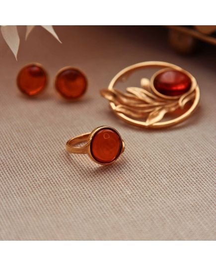 Серебряное Кольцо R9222ZK Sun Stone, изображение 2