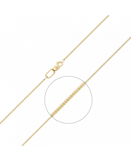 Цепь из лимонного золота (плетение панцирное)21-0113-030-1130-17 Platina Jewelry