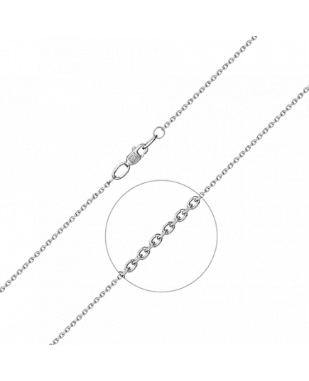Цепь из белого золота (плетение якорное) 21-0811-040-1120-17 Platina Jewelry