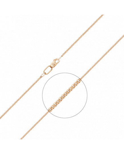 Цепь из красного золота 21-0103-040-1110-17 Platina Jewelry