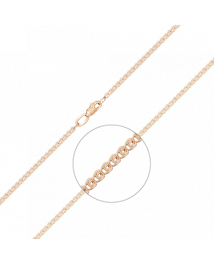 Цепь из красного золота 21-0403-030-1110-17 Platina Jewelry
