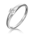 Кольцо из белого золота с бриллиантом 01-1510-00-101-1120-30 Platina Jewelry, Размер: 17.5
